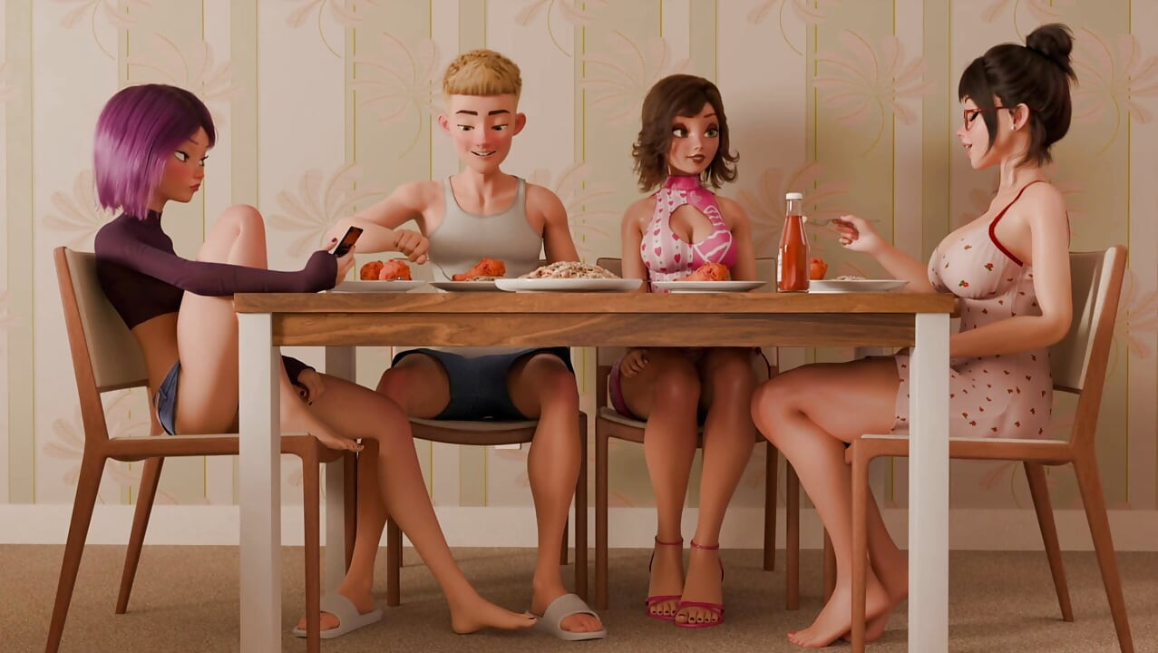 Auntie takes her collagen to the bathroom and ends up having sex with him without anyone knowing - Good Luke