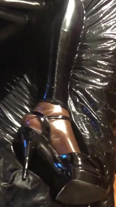 Epic moment from "Latex, Dildo, Heels and Feet - User Request"