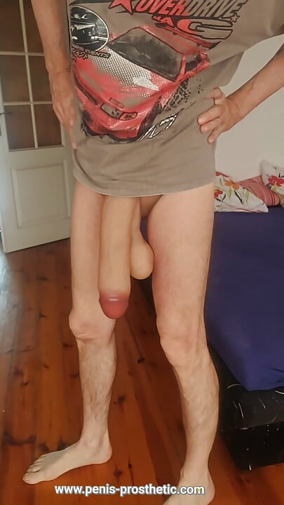 Masturbation very big cock full of cum with big balls