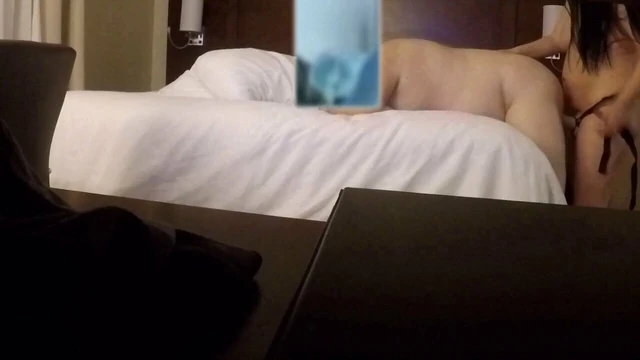 Hotel pegging with friend