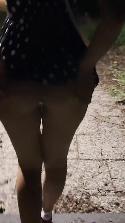 Blonde Slut Hooked up on the Party Mile and Fucked