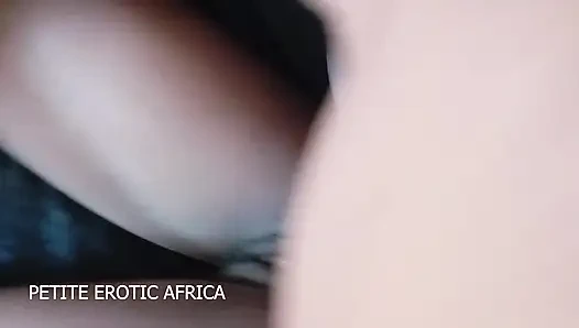 African Teen Riding Nicely