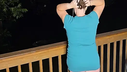BBC ehemann draußen auf deck