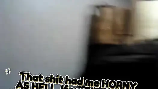 Erster tag und ein bewölkter blowjob