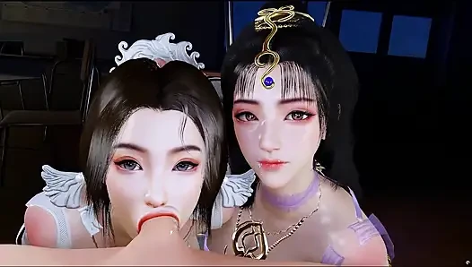 Ewige königin der kurven: virtuelle göttin - 3D Animation hentai