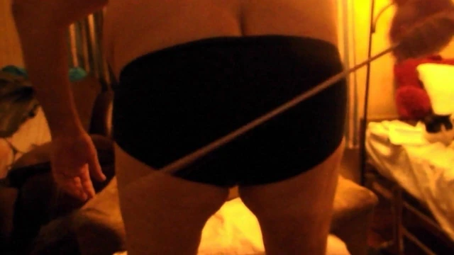 Beating my fat ass and little dick