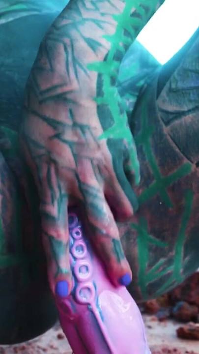 I Masturbating Outside Near My Anus with a Dildo | Clip 3