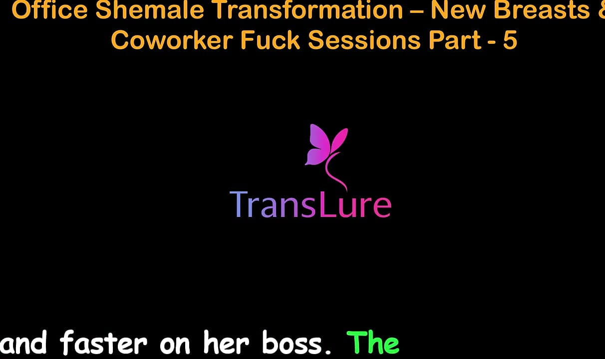 English Audio Sex Story - Office Shemale Transformation - New Breasts & Coworker Fuck Sessions - Part 5