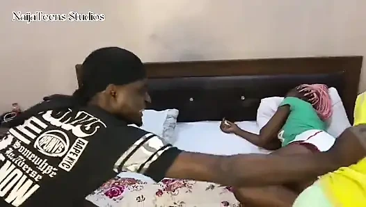 Hardcore threesome with my Nigerian friends