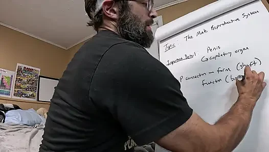 Anatomi dersi videosu erkek orgazmının yanlışlıkla gösterisine dönüşüyor