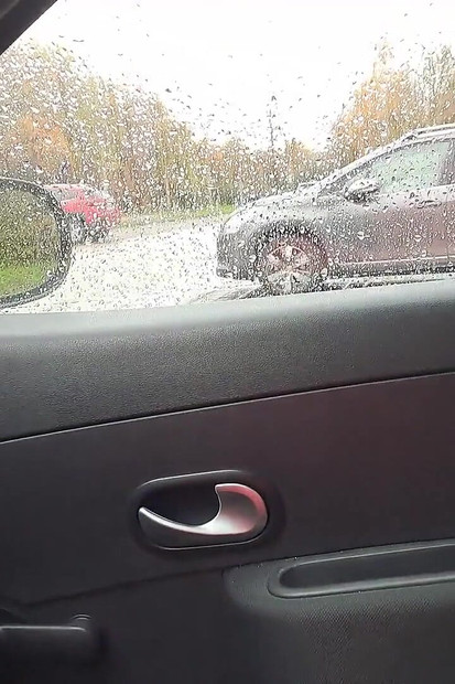 No Panty in Red Pantyhose