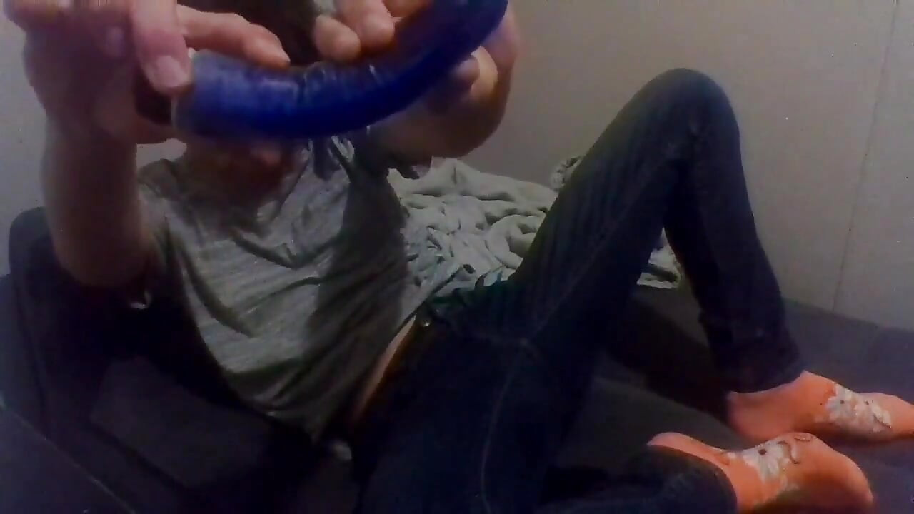 Stuffing My Barenaked Asshole Rough Solo with My Thick New Vibe and No Lube, Dry Fucked