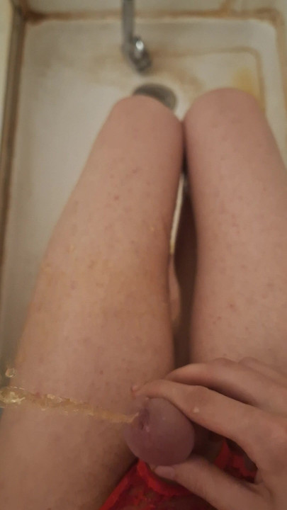 What I see when my bf makes me pee all over myself