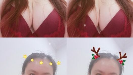 クリスマスイブにはバニーが赤を着る