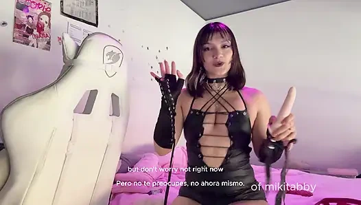 POV PURPLE DUNGEON: FEMDOM JOI Goth girl make you hers