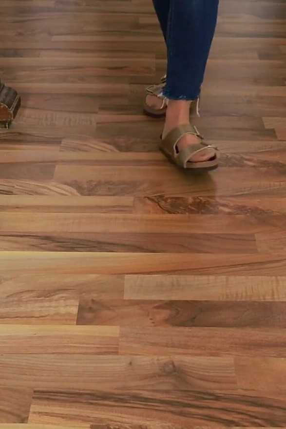 Birkis Asmr - Sandals Dragging & Sliding on Wooden Floor
