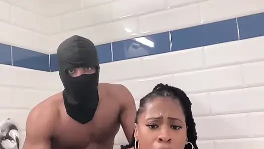 Big titty big booty Sex Goddess gets fuck hard in shower!