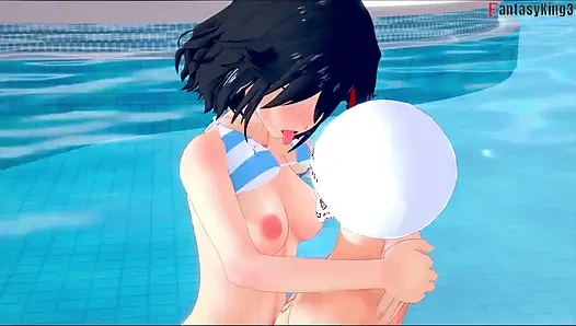 Ryuko matoi havuzda seks - killlakill