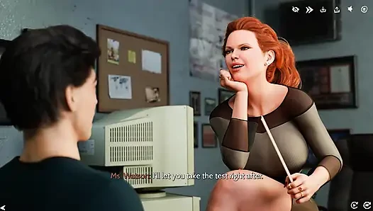 Fresh Women 2 - Teacher Calls Stud Into Her Office for a Missed Final Then Turns It Into a Private Sex Test