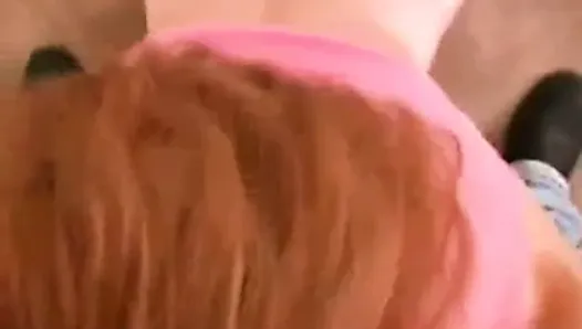 Blowjob from redhead amateur slut in hot amateur porn 1