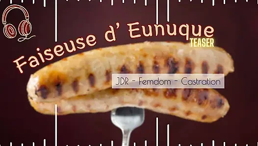 (teaser) Je te coupe la bite - French audio femdom castration
