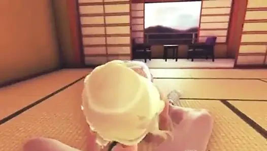 Pertama kali nyepong kontol besar