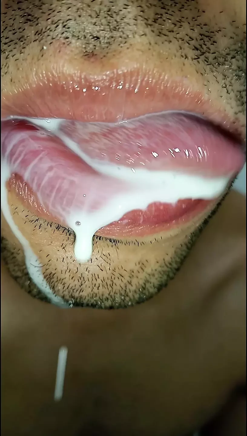 Cum in my mouth, play with your cum, and swallow it, sexy, femboy, trans, gay naughty, tongue, sloopy, six pack, fitness teen