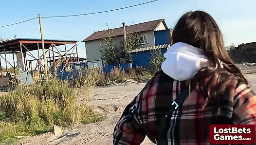 James and Sofia engaged in a strip hand-slap game