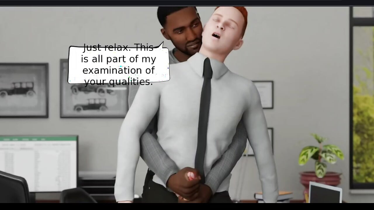 Interracial hard work for the office newbie!
