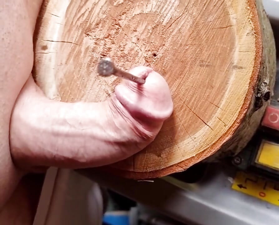 Cock on Big Nail