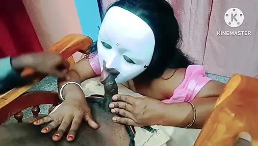 Geile büroangestellte gab heiße leckerei für ihren chef, gefördert zu werden - volles tamilisches audio mit erotischem lautem stöhnen