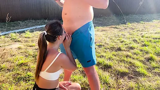 He didn’t give her time to reconsider