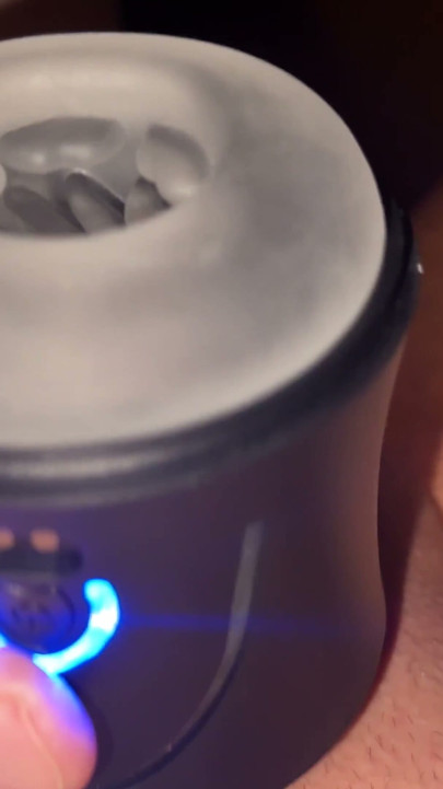 new toy for my little foreskin cock | Clip 1