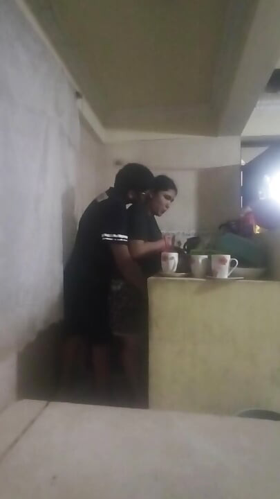 Maid Fucked in the Kitchen (my Wife Almost Found Us Out)