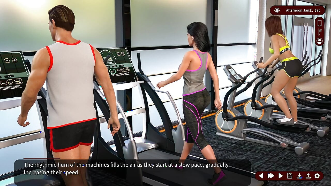 Whispers of Desire: sexy ehefrauen im fitnessstudio - episode 12