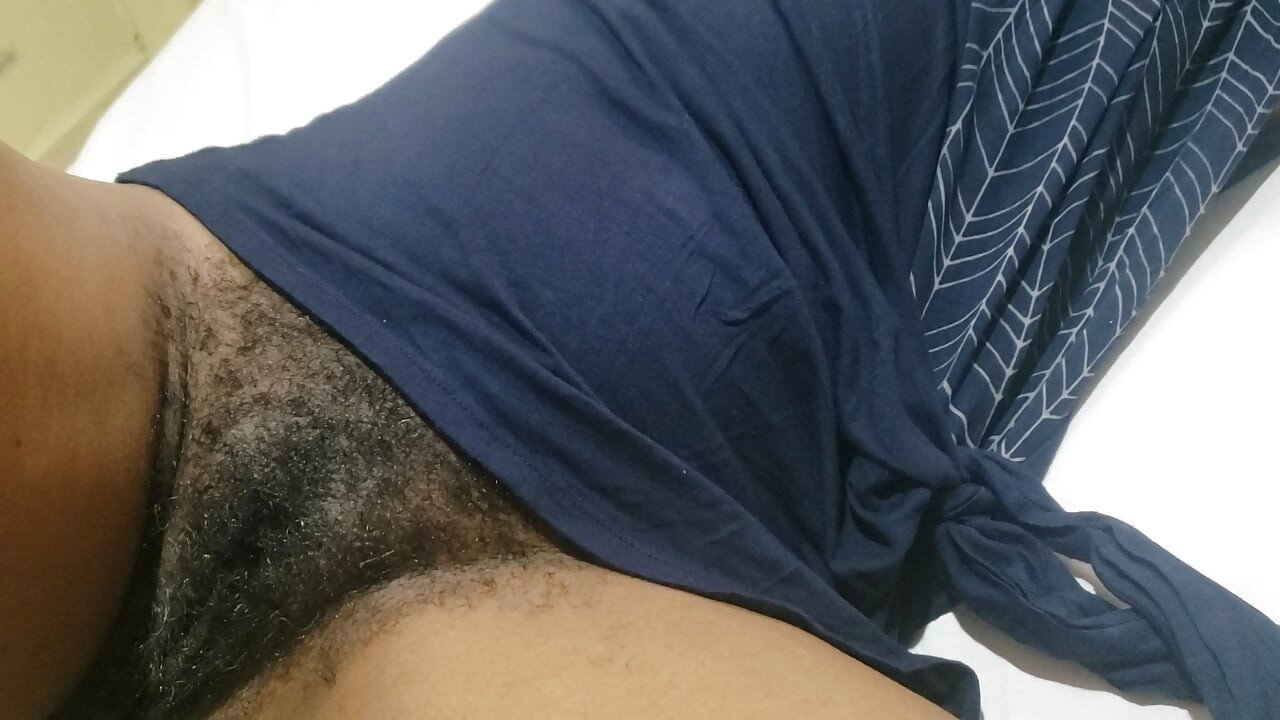 Secret midnight desires of an older woman as she lets her unshaven mature muff be teased