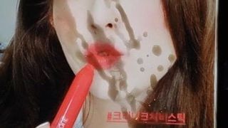 Irene (rood fluweel) sperma eerbetoon 2 met nepvideo