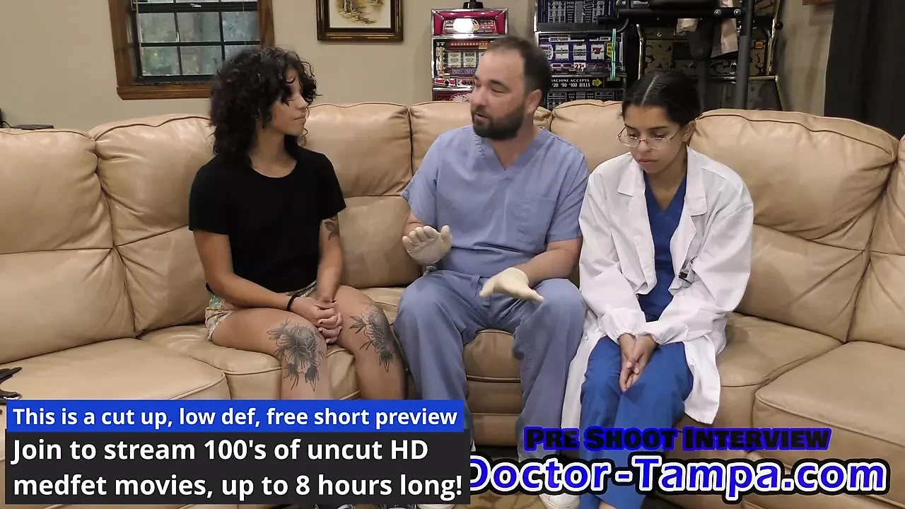Dr Tampa - Nicole Luva's 1st Gyno Exam