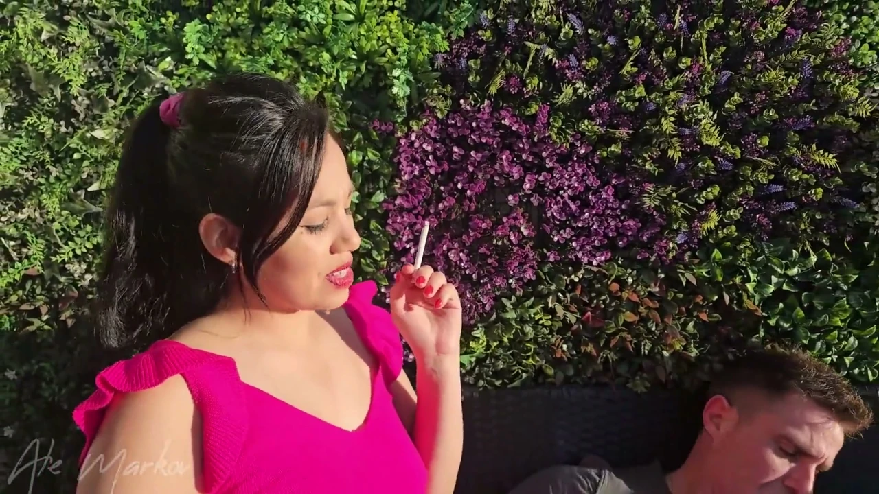 Meretblack Smoking Deepthroat Gagger
