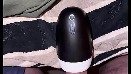 2 loads cum lube blowjob toy stroker