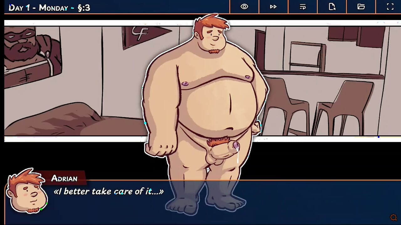 Adventure of the Super Chubby and the Old Landlord.