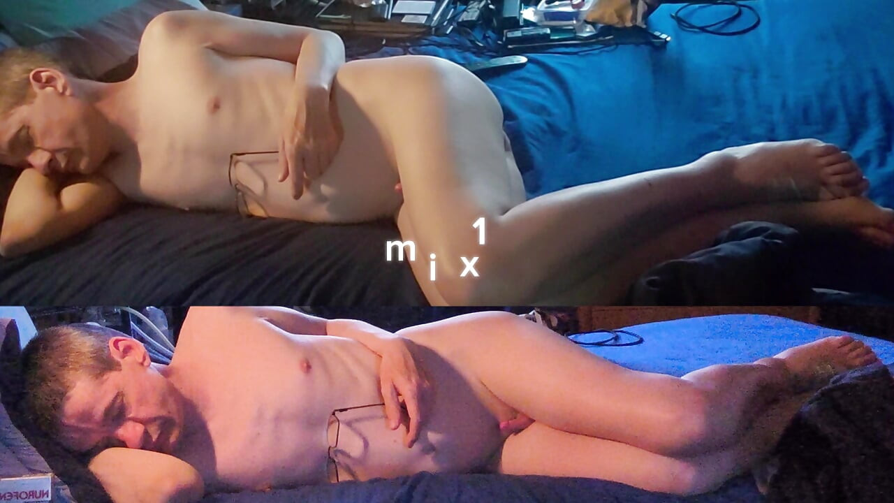 1.85 inch (4.7cm) erect micropenis very tiny hard cock & naked petite girl body