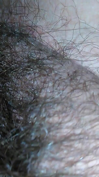 Spectacular moment from "Hairy milf pampers her pussy with latex gloves"