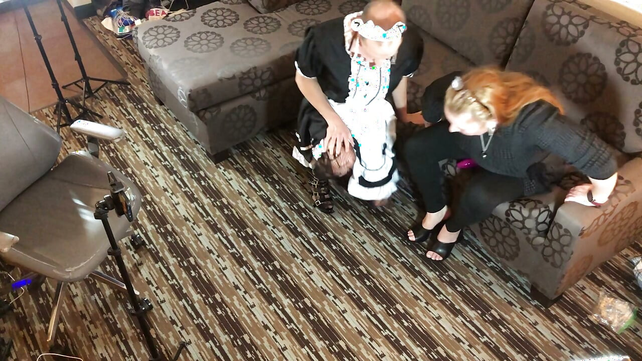 Crossdressing in Order to Be Hired for Maid Position (full Movie)