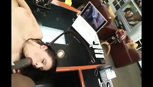 BBW sucking and fucking a big black cock