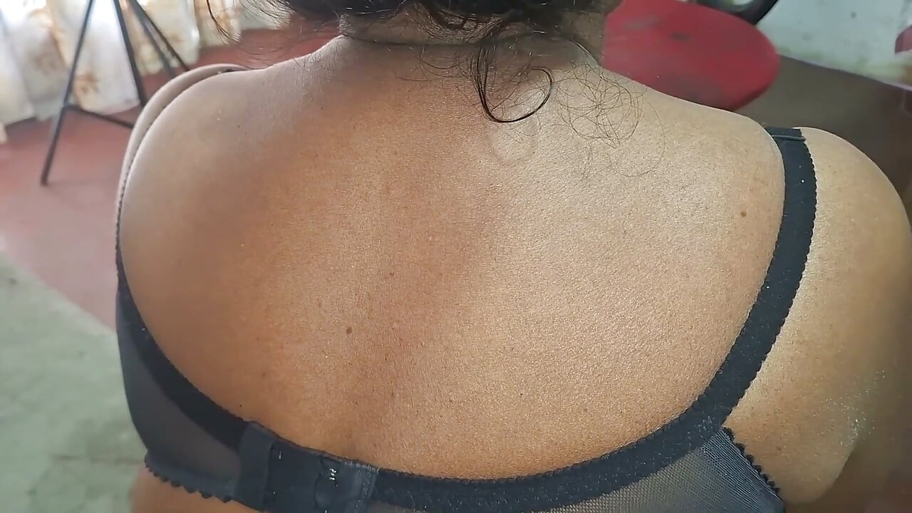 Hot Mother Shy Infront on Camara