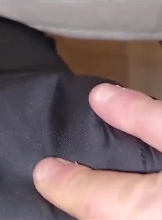 Close-up Wet Cock with Leakage - Elegant - Black Dress - Very Sexy Boy