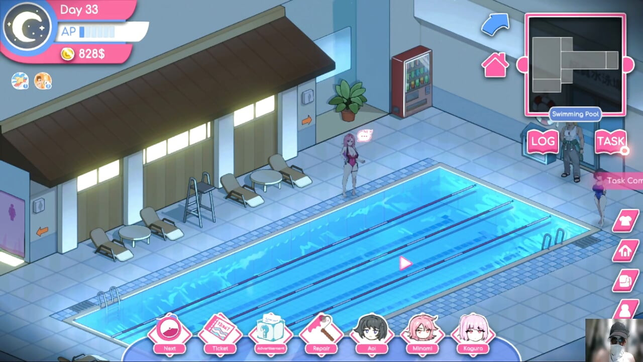 EP-5"LIFEGUARD HOLIC GAMEPLAY!NTR! HENTAI GAME! I fuck my employee and her bestfriend!