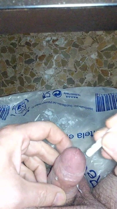 cera caliente con vela en mi polla