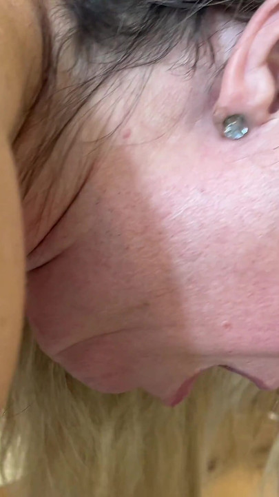 Blonde MILF Cumming in Her Ass and Pussy During Double Penetration